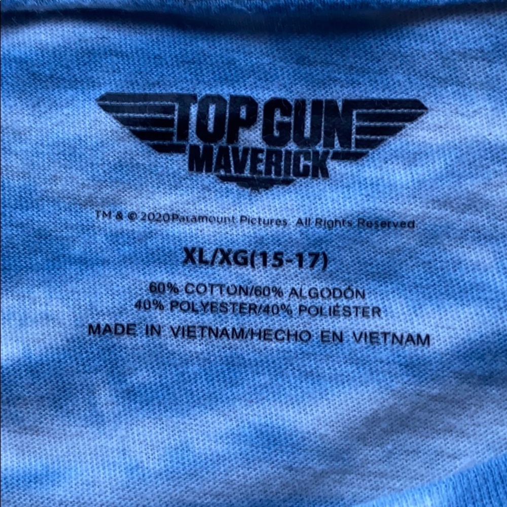 Top Gun T-Shirt. R423 - Picture 4 of 4